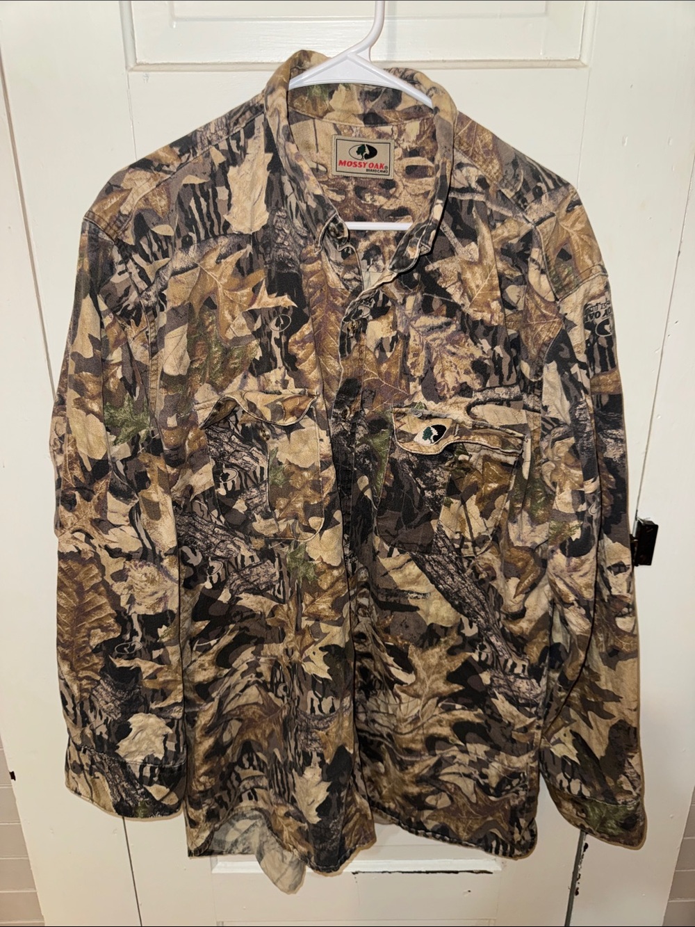 Mossy Oak Men's Camo Field Jacket - Brown/Green XL